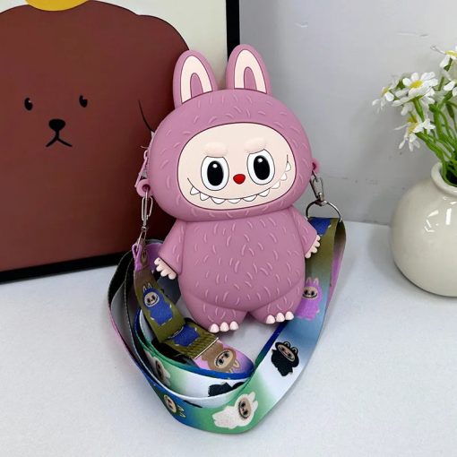 Labubu Silicone Mini Bag – Coin & Crossbody - Image 10