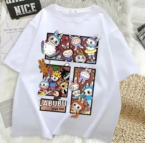 Labubu Squad Black Tee - Image 2